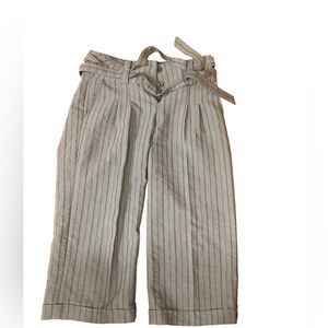 Jus D’Orange Paris Stylish Gray Striped Pants
